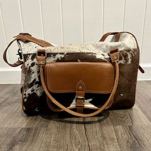 Brand New Myra Bag Duffle Bag Cowhide Leather